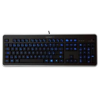 Modře podsvícená klávesnice CONNECTIT CI-45 černá