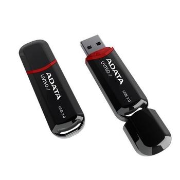 Přenosný flash disk A-DATA DashDrive UV150 64GB černý (black)