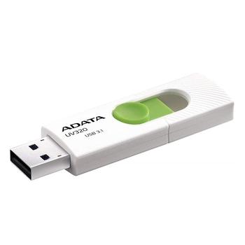 ADATA Flash disk UV320 32GB / USB 3.1 / bílo-zelená