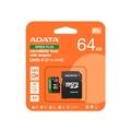 Adata Speed Plus/Micro SD/64GB/UHS-I U3 / Class 10/+ Adaptér