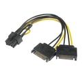 Obrázek k produktu: AKASA SATA power na 6+2-pin (8pin)