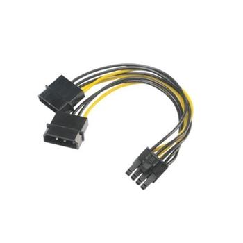 AKASA redukce 4pin Molex na 8pin PCIe / AK-CBPW20-15 / 15cm