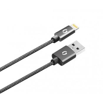 ALIGATOR PREMIUM Datový kabel 2A, Lightning černý