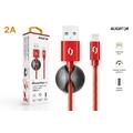 Datový kabel ALIGATOR PREMIUM 2A, červená (red)
