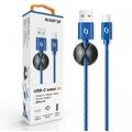 Datový kabel ALIGATOR PREMIUM 2A, modrá (blue)