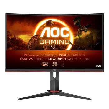 AOC Gaming/C27G2Z3/BK/27''''/VA/FHD/280Hz/0,5ms/Blck-Red/3R