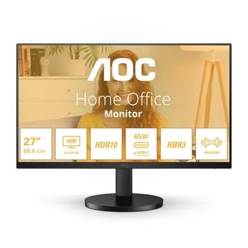 AOC/U27B3CF/27''''/IPS/4K UHD/60Hz/4ms/Black/3R