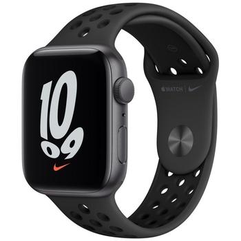 Apple Watch Nike SE GPS, 44mm Space Grey Aluminium Case with Anthracite/Black Nike Sport Band - Regu