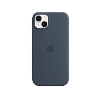 iPhone 14+ Silicone Case with MS - Storm Blue