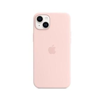 iPhone 14+ Silicone Case with MS - Chalk Pink