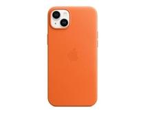 Obrázek k produktu: APPLE iPhone 14+ Leather Case with MagSafe - Orange