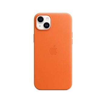 iPhone 14+ Leather Case with MagSafe - Orange