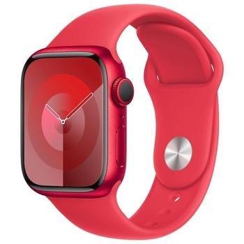 APPLE Watch Series 9 GPS 41mm (PRODUCT)RED Aluminium Case with (PRODUCT)RED Sport Band - S/M