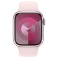 APPLE Watch Series 9 GPS 41mm Pink Aluminium Case with Light Pink Sport Band - S/M