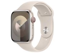 Obrázek k produktu: APPLE Watch Series 9 GPS + Cellular 45mm Starlight Aluminium Case with Starlight Sport Band - S/, st