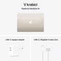 Apple MacBook Air 15''''/M4/15,3''''/2880x1864/24GB/512GB SSD/M4/Sequoia/Starlight/1R