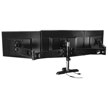 Stolní držák pro 3 monitory ARCTIC COOLING Z3 Pro (EU) (Gen 1), černá (black)