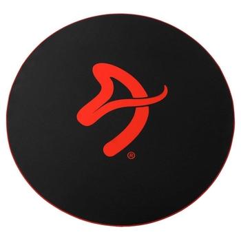 AROZZI Zona Floorpad/ ochranná podložka na podlahu/ kruhová/ průměr 120 cm/ černá s červeným logem