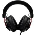 AROZZI herní sluchátka ARIA Black-Red/ náhlavní/ 2x 3,5" jack/ redukce na 1x 3,5" jack/ odnímatelný 