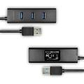 AXAGON 4x USB3.0 CHARGING hub 1.2m cable, nap.