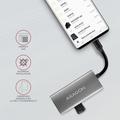 AXAGON HMC-4G2, USB-C 3.2 Gen 2 10 Gb/s hub, porty 2x USB-A + 2x USB-C, kabel USB-C 13cm