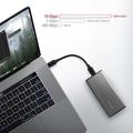 AXAGON EEM2-SB2, USB-C 3.2 Gen 2 - M.2 NVMe & SATA SSD kovový RAW box, bezšroubkový, černý