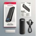 AXAGON EEM2-SC, USB-C 10Gbps externí box pro M.2 NVMe SSD, bezšroubový, žebrovaný hliník