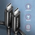 AXAGON BUCM4X-CM10AB NewGEN+ kabel USB-C <-> USB-C, 1m, USB4 Gen 3×2, PD 240W 5A, 8K HD, ALU, oplet