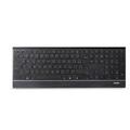 RAPOO set klávesnice a myš 9500M Multi-mode Wireless Ultra-slim Desktop Combo Set (kláv. - šedá/kovo