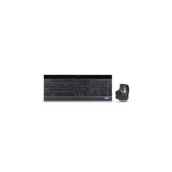 RAPOO set klávesnice a myš 9900M multi-mode bezdrátový ultra-slim CZ/SK, černá