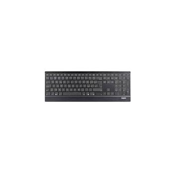 RAPOO klávesnice E9500M Multi-mode Wireless Ultra-slim Keyboard Black