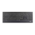 RAPOO klávesnice E9500M Multi-mode Wireless Ultra-slim Keyboard Black