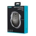 RAPOO myš MT550 Wireless Laser, Multi-mode: 2.4 GHz, Bluetooth 3.0 & 4.0, Black