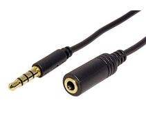 Obrázek k produktu: OEM Prodlužovací kabel 4 pol. jack 3,5(M) - 4 pol. jack 3,5 (F)