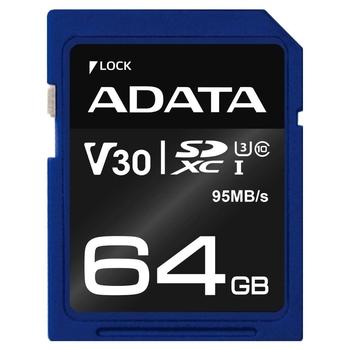 ADATA Premier Pro 64GB SDXC/ UHS-I U3 V30S CL10