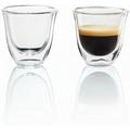 Obrázek k produktu: DELONGHI Sada sklenic na espresso, 2x90ml