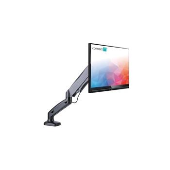 CONNECT IT SingleArm stolní držák na 1 monitor, záruka 30 let, ČERNÝ