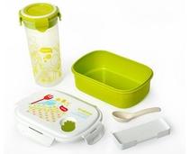 Obrázek k produktu: ELDOM DUO sada dvou nebo jednokomorový LUNCHBOX a LÁHEV, zelená (green)