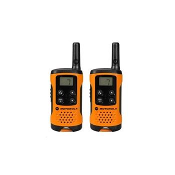 Motorola vysílačka TLKR T41 (2 ks, dosah až 4 km), oranžová