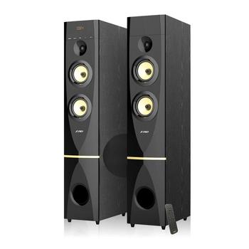 FENDA F&D repro T-88X/ 2.0/ 300W/ černé/ dřevěné/ BT4.2/ FM rádio/ USB/ optický vstup/ dálkové ovlád