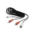 GEMBIRD Kabel CABLEXPERT přípojný 2xcinch/2xcinch, 5m, audio