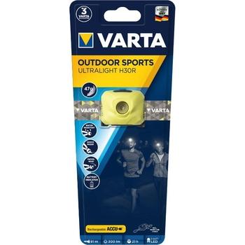 Čelová svítilna VARTA 18631 limetková, OUTDOOR SPORTS Ultralight, LED3W nabíjecí
