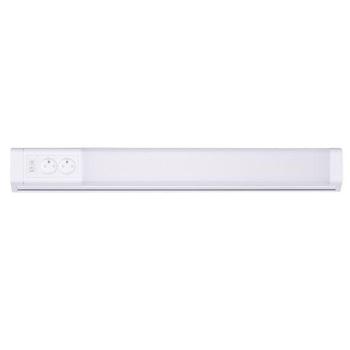 Solight LED kuchyňské svítidlo, 2x zásuvka, vypínač, 10W, 4100K, 51cm   WO213