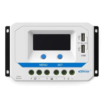 Solární PWM regulátor 12/24 V, 30 A, USB, vstup 50V (VS3024AU)