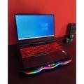 Stojan pod notebook, FN-40, barevnÄŹĹĽËť podsvÄŹĹĽËťcenÄŹĹĽËť, s vÄŹĹĽËťtrÄŹĹĽËťkem, ÄŹĹĽËťerno-ÄŹĹĽ