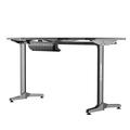 ULTRADESK HernÄŹĹĽËť stÄŹĹĽËťl FRAG - BLACK, 140x66 cm, 76 cm, s XXL podloÄŹĹĽËťkou pod myÄŹĹĽËť, s 
