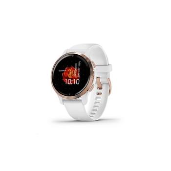 Garmin GPS sportovní hodinky Venu2S Rose Gold/White Band