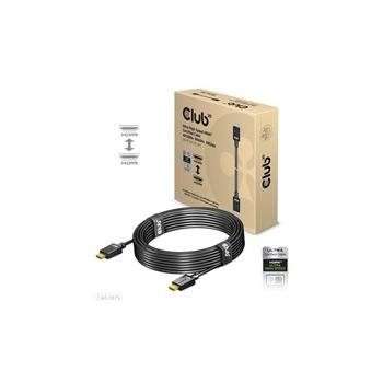 Club3D Ultra Rychlý HDMI™ Certifikovaný, 4K120Hz 8K60Hz 48Gbps M/M 5m/16.4ft, 28 AWG