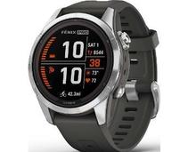 Obrázek k produktu: GARMIN fenix 7S Pro Solar Edition, černo-stříbrný (black/silver)