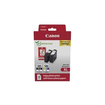 Canon Cartridge PG-585XL/CL-586XL černá/barevná + Canon PAPÍR GP-501 4X6 50